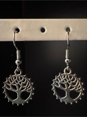 Handmade Tree Of Life Earrings by Silverskylight